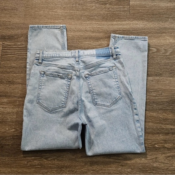 Abercrombie & Fitch The 90/ Slim Straight Ultra High Rise Jeans 31/12 Short - Picture 14 of 15